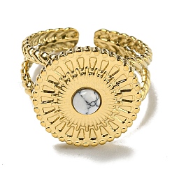 Ионное покрытие (ip) 304 нержавеющая сталь открытые манжетные кольца&nbsp;RJEW-C079-17G-01