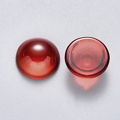 Transparent Spitzlackieren Glas Cabochons&nbsp;GLAA-S190-013B-D02
