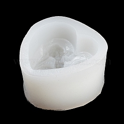 Stampi in silicone fai da te con cuore e rosa per San Valentino&nbsp;SIL-Z008-02D