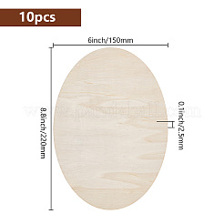 Unvollendete Rohlingsscheiben aus Buchenholz&nbsp;WOOD-WH0124-47A