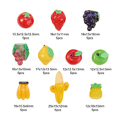 Бусины из cмолы RESI-CJ0001-100