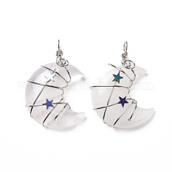 Природного кварца хрустальных подвесок&nbsp;G-B023-01P-08