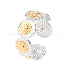 Открытые кольца манжеты из нержавеющей стали 304&nbsp;RJEW-H266-04C-GP