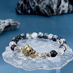 4 шт. Латунные бусины KK-FH0008-10AG