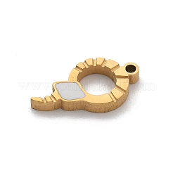 Подвески из нержавеющей стали 304 с эмалью&nbsp;STAS-L281-005G