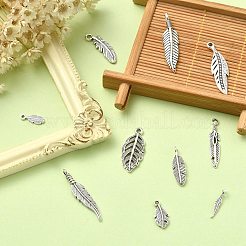 100 pièces 10 styles pendentifs en alliage de style tibétain&nbsp;TIBEP-CJ0002-99