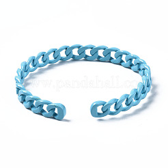 Латунные браслеты-манжеты&nbsp;BJEW-Q700-001D