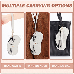 Футляры для очков из искусственной кожи&nbsp;AJEW-WH0248-241C