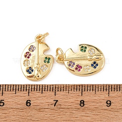 Латунные микро проложить кубического циркония подвески&nbsp;X-KK-K408-18G