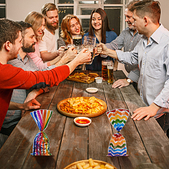 100 шт. 3 стиля прямоугольные целлофановые пакеты для конфет&nbsp;ABAG-WH20001-33