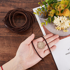 Плоский кожаный шнур для украшений WL-GF0001-07C-02