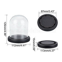 Glocke mit hoher Kuppel aus Borosilikatglas&nbsp;DJEW-WH0018-23