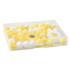 Kit fai da te di perline rotonde a forma di margherita&nbsp;DIY-FS0010-24A