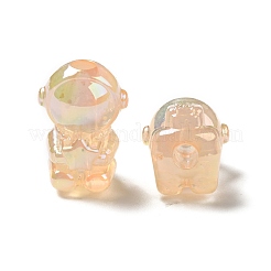 УФ-покрытие радужными переливающимися акриловыми бусинами&nbsp;PACR-M002-06A