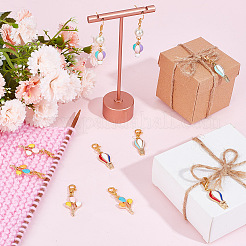 Маркеры петель для подвесок в виде воздушных шаров HJEW-AB00403