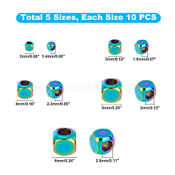 Вакуумное покрытие pvd нержавеющая сталь 304 разделительные бусины&nbsp;STAS-UN0019-81M