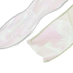 3 rouleau de ruban irisé en queue de poisson de 3 couleurs pour la fabrication de nœuds papillon&nbsp;OCOR-TA0004-11C