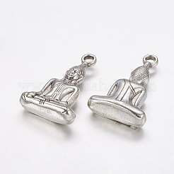 Pendentifs en alliage de style tibétain&nbsp;X-TIBEP-A123044-AS-LF