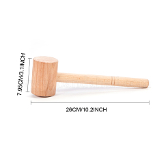 Marteaux en bois de hêtre&nbsp;TOOL-WH0079-10