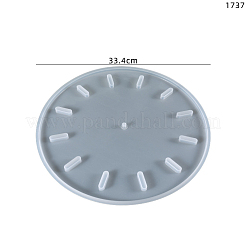 Flache runde uhr wanddekoration silikonformen&nbsp;SIMO-PW0001-421