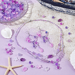 Наборы прозрачных стеклянных и акриловых бусин&nbsp;GLAA-NB0001-82