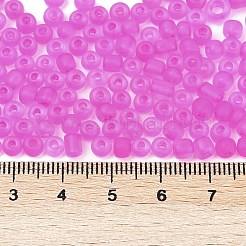 6/0 светящаяся стеклянная бусина&nbsp;SEED-NH0001-01C