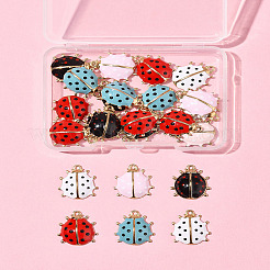 24шт 5 стиля подвески из сплава с эмалью&nbsp;ENAM-FS0002-94