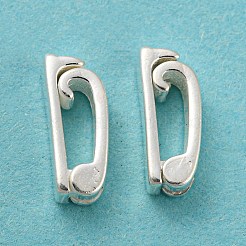 925 серебряный ремешок для часов с раскладывающимися застежками и 925 штампами. STER-B002-04A-S