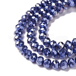 Opache perle di vetro fili&nbsp;GLAA-H022-01A-02
