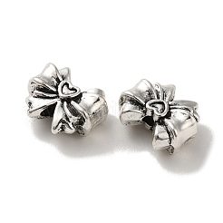 Сплавочные овальные бусины тибетского стиля  PALLOY-P302-07A-AS