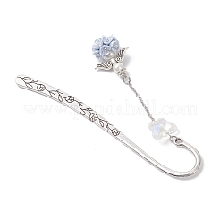 3 шт. закладка-крючок из тибетского серебряного сплава&nbsp;AJEW-JK00401