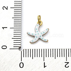 304 Edelstahl-Emaille-Anhänger&nbsp;STAS-E550-40G-03