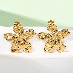 Valentinstag-Ohrstecker aus Edelstahl 304&nbsp;LS-EJEW-C184-01A-G