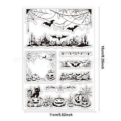 Прозрачные штампы из ПВХ с летней тематикой&nbsp;DIY-WH0631-0510