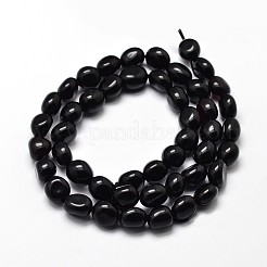 Hebras de cuentas de pepitas de obsidiana natural teñidas&nbsp;LS-G-J335-04