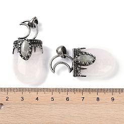 Природного розового кварца подвески G-L524-17AS-09