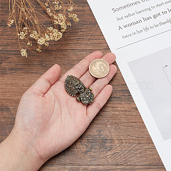 1 шт. латунные застежки-скобы в тибетском стиле KK-NB0003-67A