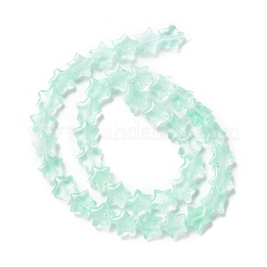 Прозрачный стеклянный бисер нить&nbsp;GLAA-K057-01E