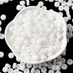 Непрозрачные цвета блестящие стеклянные бусины&nbsp;SEED-E001-P3x6mm-A13