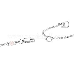 Ожерелья с подвеской из стерлингового серебра с кубическим цирконием «клевер 925» TS-N339-S