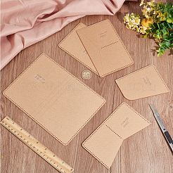 Набор шаблонов карточек для кошелька из акрила своими руками своими руками DIY-WH0430-589B