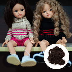 Pp волосы кукольный парик волосы&nbsp;DIY-WH0349-395A-01