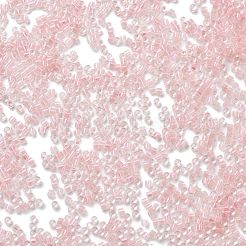 Прозрачные внутри цветные стеклянные бусины&nbsp;SEED-H003-04F