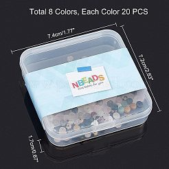 Природного нефрита нитей бисера G-NB0001-80