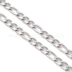 Изготовление ожерелья из цепочки Фигаро толщиной 4.5 мм из нержавеющей стали 304&nbsp;AJEW-JB01443