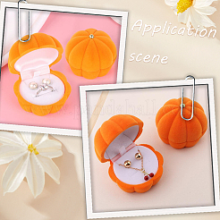 1 шт. тыквенные флокированные шкатулки для украшений&nbsp;VALE-BBC0001-01