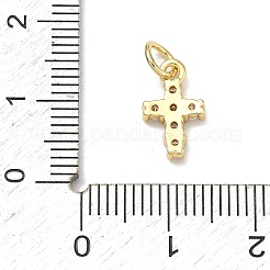 Colgante micropavé cubic zirconia de latón&nbsp;KK-A293-20G-02