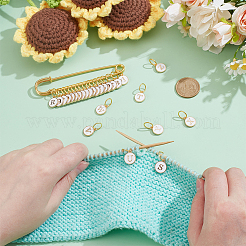 26 шт. сплав эмали кулон фиксирующие маркеры петель HJEW-BC00084