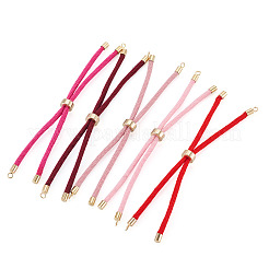 5 Stück 5 Farben Polyesterschnur Armbandherstellung&nbsp;MAK-TA0001-40