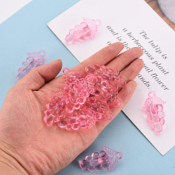 Осенняя тема прозрачные акриловые бусины TACR-S154-60B-903